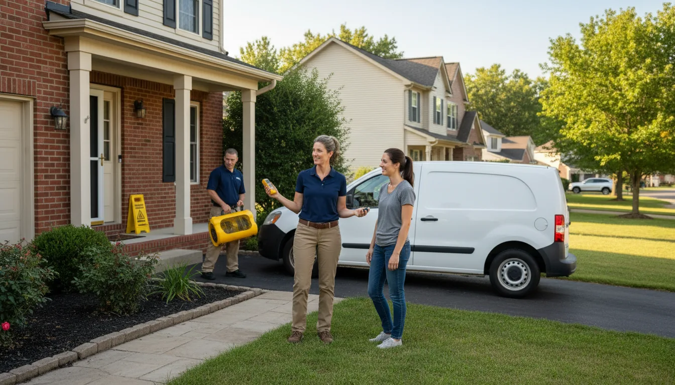 Water restoration image for Dehumidification And Cleanup Services in Jamestown, KY